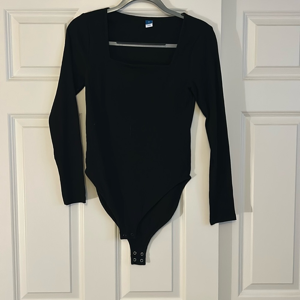 NBW Old Navy Ribbed Square Neck Bodysuit